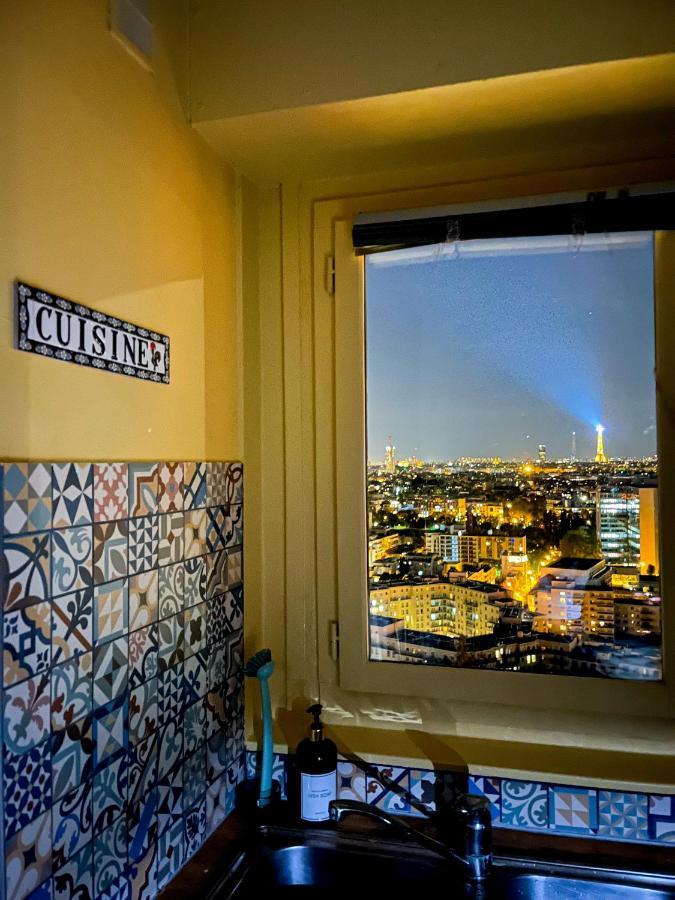 Vue Panoramique Sur Paris : Sublime Appartement Au Centre De Courbevoie Exterior foto